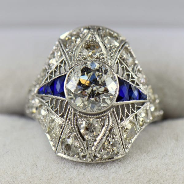 Amazing Art Deco 1.50ct Diamond 2 1