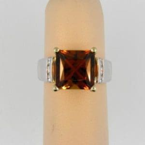 CroppedImage400400 4ct square autumn tourm ring