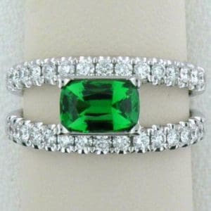 Tsavorite Band Ring