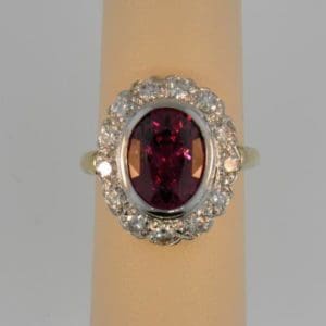 Wow  Rhodolite Cocktail Ring