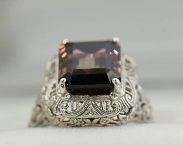 Deco Filigree Ring with Watermelon Tourmaline 4.JPG