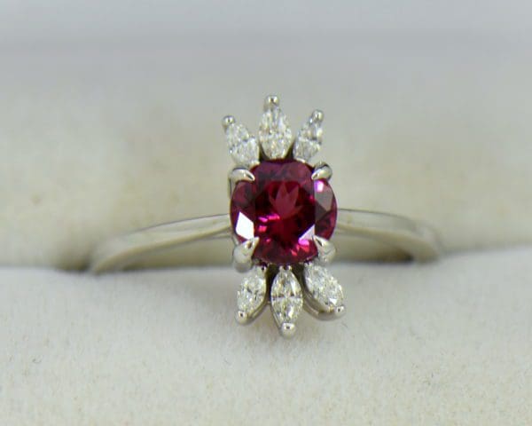 Round Rhodolite Marquise Diamond modern right hand ring 5.JPG