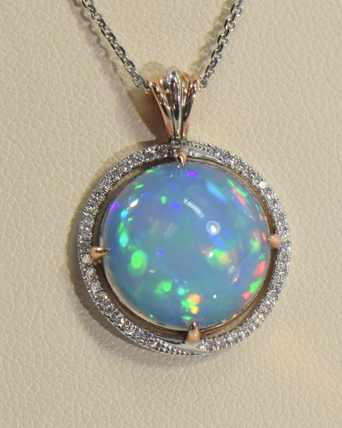 18K Gold Plated & Silver Opal Pendant Necklace for Women | Elegant Opal  Necklaces – avantejewel.com
