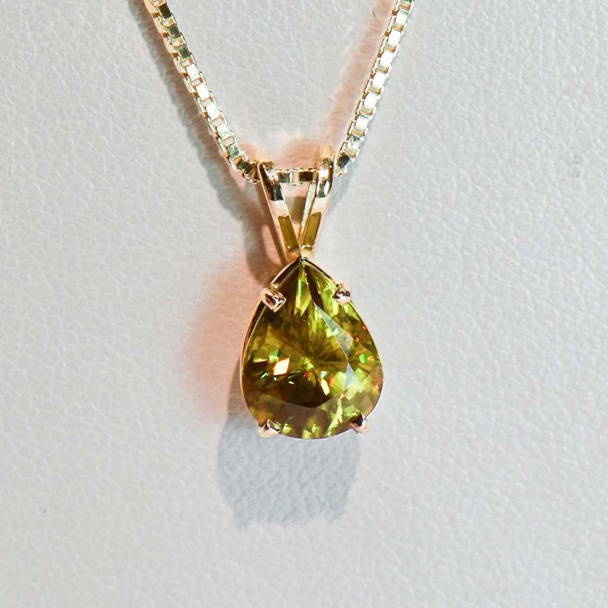 Tantalizing Titanite Pendant With Pear Shaped Sphene | Exquisite ...