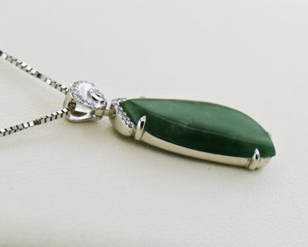 estate transparent green jade pendant omphacite jade 4