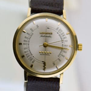 vintage longines admiral five star automatic wrist watch