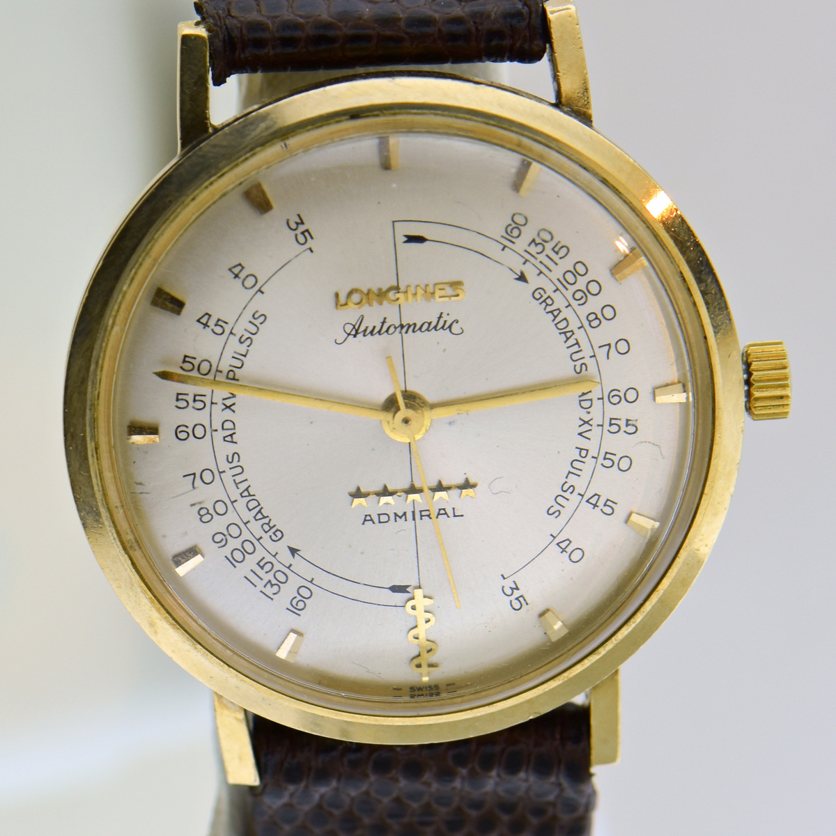 Vintage Longines Admiral 5 Star Automatic Doctor s Watch